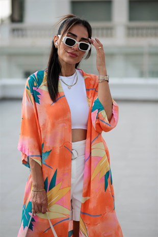 0912 Renkli Kimono