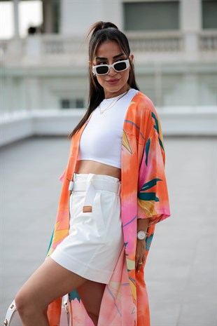 0912 Renkli Kimono